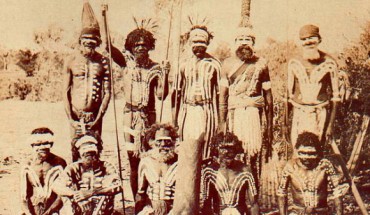 Members of the Kalkadoon Aboriginal tribe, circa 1900. Image credit: Vintage Queensland.