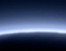 According to NASA scientists, complex chemical compounds called tholins give Pluto a distinctive blue haze. Image credit: NASA / Johns Hopkins University Applied Physics Laboratory / Southwest Research Institute.