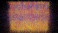 Simulation of electrical activity in a virtual brain slice formed from seven unitary digital reconstructions of neocortical microcircuits. Image credit: BBP / EPFL.