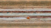 This global map of Jupiter was made during the Hubble OPAL Program. The map was observed on 19 January 2015, from 2:00 UTC to 12:30 UTC. Image credit: NASA / ESA / A. Simon, GSFC / M. Wong, University of California, Berkeley / G. Orton, JPL-Caltech.
