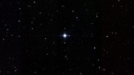 This image shows XX Triangulum (center), a red giant star about 1,500 light-years away. Image credit: NASA / IPAC / 2MASS / Centre de Données astronomiques de Strasbourg / SIMBAD.