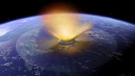 An artist’s illustration of a comet impact on Earth. Image credit: Don Davis / NASA.