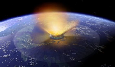 An artist’s illustration of a comet impact on Earth. Image credit: Don Davis / NASA.
