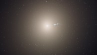 Messier 87 is the dominant galaxy at the center of the neighboring Virgo cluster of galaxies. Image credit: NASA / ESA / Hubble Heritage Team.