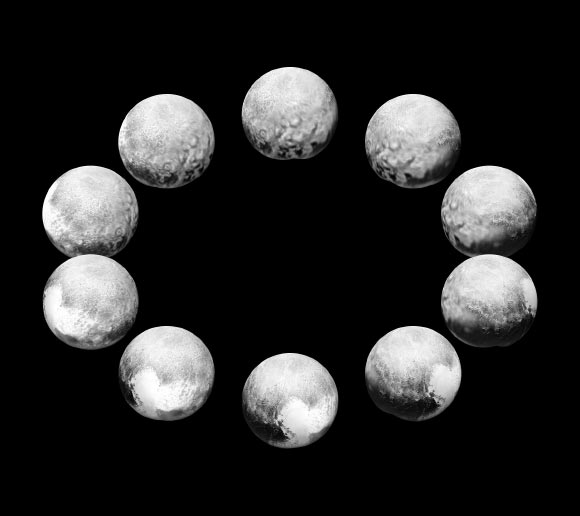 A day on the dwarf planet Pluto. Image credit: NASA / Johns Hopkins University Applied Physics Laboratory / Southwest Research Institute.