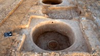 This wine press was found at the site, near Netivot. Image credit: Assaf Peretz / Israel Antiquities Authority.