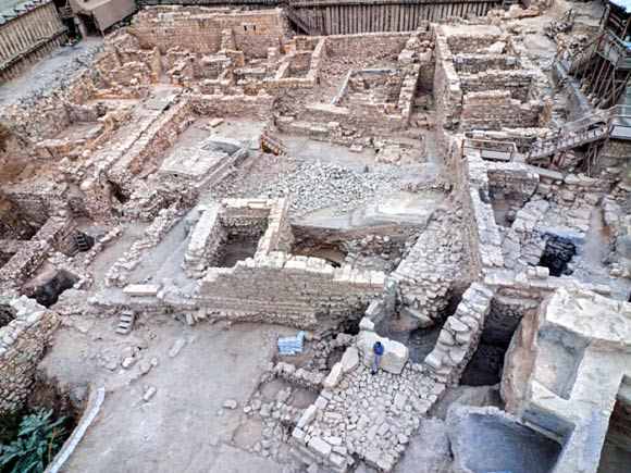 Hellenistic period fortress of Acra unearthed in Jerusalem, Israel. Image credit: Assaf Peretz / Israel Antiquities Authority.
