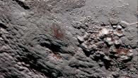 This image, taken by the New Horizons spacecraft on July 14, 2015, shows a possible cryovolcano on Pluto. Image credit: NASA / Johns Hopkins University Applied Physics Laboratory / Southwest Research Institute.