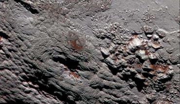 This image, taken by the New Horizons spacecraft on July 14, 2015, shows a possible cryovolcano on Pluto. Image credit: NASA / Johns Hopkins University Applied Physics Laboratory / Southwest Research Institute.