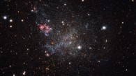 This VLT image shows the irregular dwarf galaxy IC 1613. Image credit: ESO.