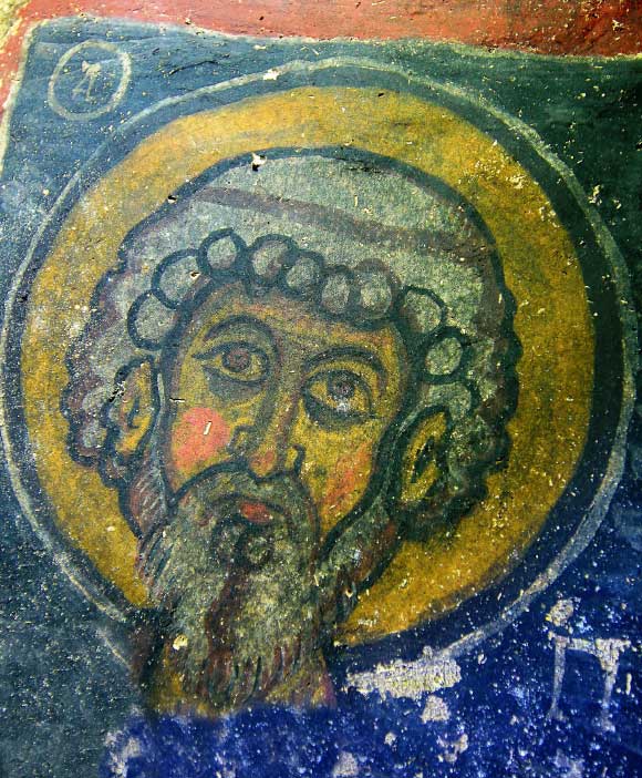 Fresco on the wall of an early Christian church in an ancient underground city near Nevsehir, Cappadocia, Turkey. Image credit: Nevsehir Castle Urban Transformation Project / Nevsehir Municipality / Turkey’s Housing Development Administration.
