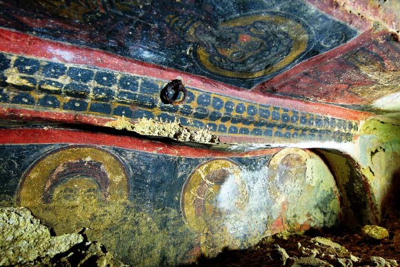 Frescoes on the walls of an early Christian church. Nevsehir, Cappadocia, Turkey. Image credit: Nevsehir Castle Urban Transformation Project / Nevsehir Municipality / Turkey’s Housing Development Administration.