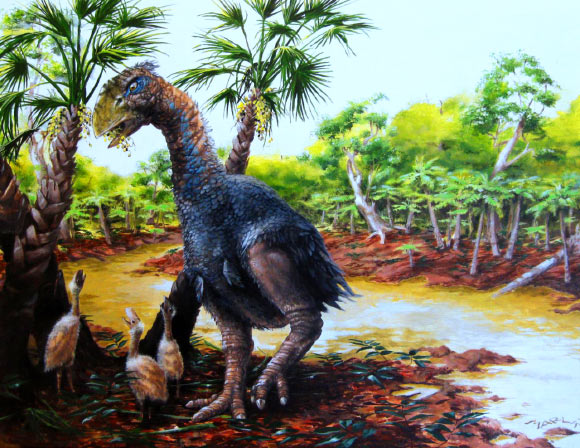 Gastornis lived on Ellesmere Island in the High Arctic about 53 million years ago. Image credit: Marlin Peterson.