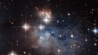 The emission-line star Hen 2-80 (center) and surroundings. Image credit: NASA / ESA / Hubble / Judy Schmidt, www.geckzilla.com.