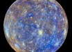 This colorful view of Mercury was produced by using images from the color base map imaging campaign during MESSENGER’s primary mission. These colors are not what Mercury would look like to the human eye, but rather the colors enhance the chemical, mineralogical, and physical differences between the rocks that make up the planet’s surface. Image credit: NASA / Johns Hopkins University Applied Physics Laboratory / Carnegie Institution of Washington.