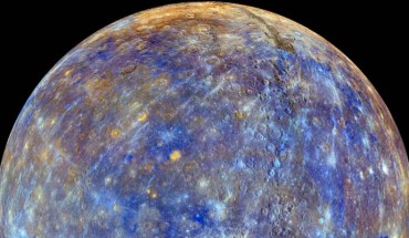 Mercury. Image credit: NASA / Johns Hopkins University Applied Physics Laboratory / Carnegie Institution of Washington.