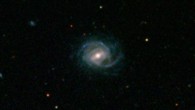 This galaxy, named SDSS J094700.08+254045.7, is one of the biggest and brightest super spirals; its starry disk and spiral arms stretch about 320,000 light-years across, or more than three times the breadth of our Milky Way Galaxy. Image credit: SDSS.