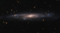 This Hubble image shows the low surface brightness galaxy UGC 477, which lies in the constellation of Pisces, about 115 million light-years away. Image credit: NASA / ESA / Hubble / Judy Schmidt, www.geckzilla.com.
