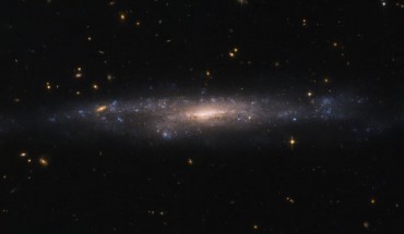 This Hubble image shows the low surface brightness galaxy UGC 477, which lies in the constellation of Pisces, about 115 million light-years away. Image credit: NASA / ESA / Hubble / Judy Schmidt, www.geckzilla.com.