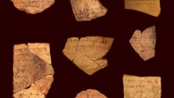 Ink inscriptions on clay (ostraca) from Arad. These documents are dated to the latest phase of the First Temple Period in Judah, around 600 BC. Image credit: Michael Cordonsky / Tel Aviv University / Israel Antiquities Authority.