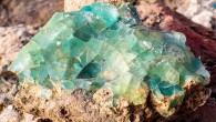 Small fragments of raw glass as they were found at the site. Image credit: Assaf Peretz / Israel Antiquities Authority.