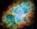 This is a mosaic image, one of the largest ever taken by Hubble of the Crab Nebula, a 6-light-year-wide expanding remnant of a star’s supernova explosion. Japanese and Chinese astronomers recorded this violent event nearly 1,000 years ago in 1054, as did, almost certainly, Native Americans. Image credit: NASA / ESA / J. Hester / A. Loll, Arizona State University.