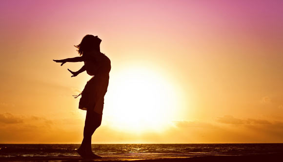 The team has found a genetic overlap between happiness and depression. Image credit: Jill Wellington.