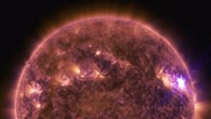 NASA’s SDO spacecraft captured this image of an M6.7 class solar flare on April 17, 2016. Image credit: NASA’s Goddard Space Flight Center / SDO / Genna Duberstein.