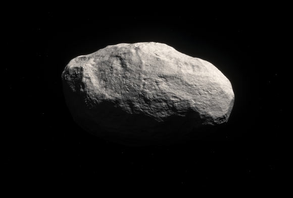 Artist’s impression of C/2014 S3 (PanSTARRS). The comet’s current long orbital period (approximately 860 years) suggests that its source is in the Oort Cloud -- a large region surrounding the Sun like a giant, thick soap bubble -- and it was nudged comparatively recently into an orbit that brings it closer to the Sun. Image credit: M. Kornmesser / ESO.