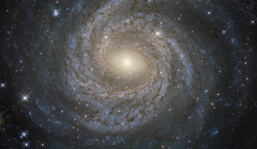 This Hubble image shows NGC 6814, a face-on grand-design spiral galaxy. Image credit: NASA / ESA / Hubble / Judy Schmidt, www.geckzilla.com.