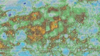 Topographic map of Mercury with labeled features. Image credit: NASA / U.S. Geological Survey / Arizona State University / Carnegie Institution of Washington / Johns Hopkins University Applied Physics Laboratory.