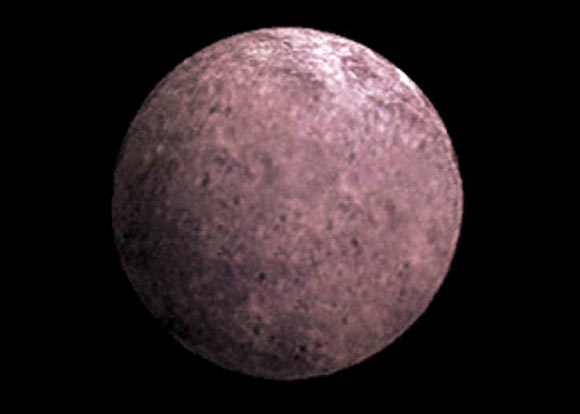 Artist’s impression of the dwarf planet and trans-Neptunian object (225088) 2007 OR10. Image credit: NASA.