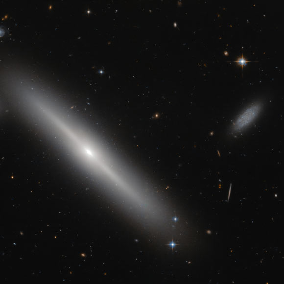 This Hubble image shows the lenticular galaxy NGC 5308. Image credit: NASA / ESA / Hubble / Judy Schmidt, www.geckzilla.com.