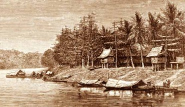 An Austronesian village showing several traditional houses, 1893. Image credit: Nationaal Museum van Wereldculturen / CC BY-SA 3.0.