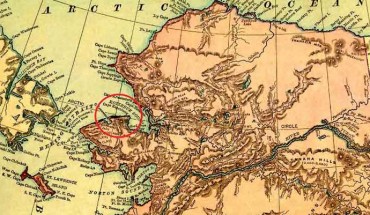 Location of Cape Espenberg. Image credit: Rand McNally.