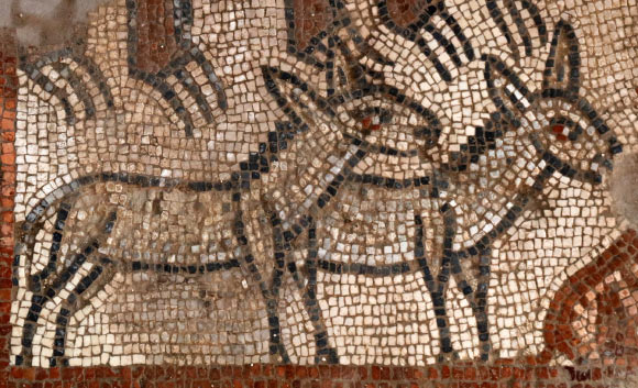 Mosiac of Noah’s ark. Image credit: Baylor University.