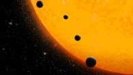 An artist’s rendition of the K2-72 planetary system. Image credit: NASA / JPL.