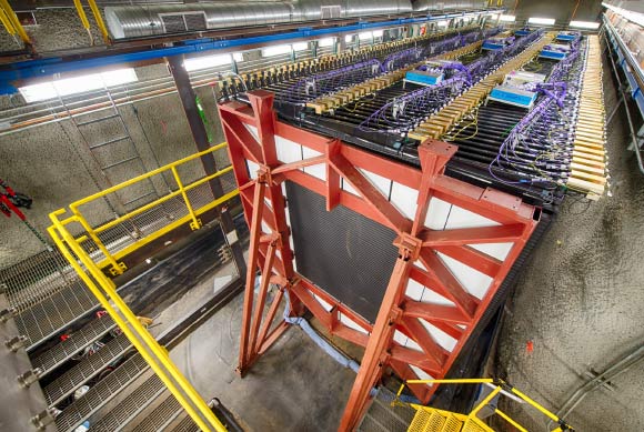 NOvA detector. Image credit: Louise Suter / NOvA Collaboration.