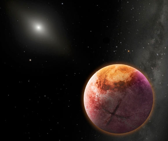 An artist’s conception of Planet Nine. Image credit: Robin Dienel.