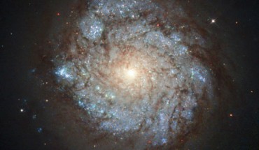 This image shows the spiral galaxy NGC 278, which lies in the northern constellation Cassiopeia, about 41.7 million light-years away. Image credit: NASA / ESA / Hubble / S. Smartt, Queen's University Belfast.