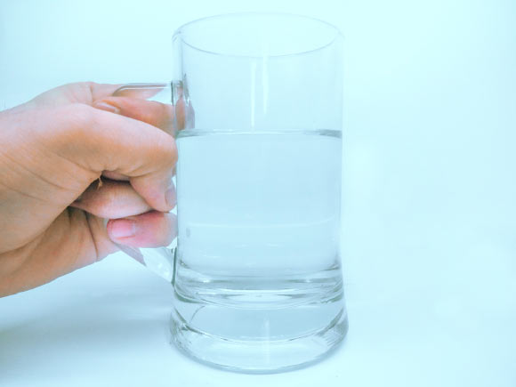Drink water according to thirst rather than a schedule, researchers recommend. Image credit: Photoshot.
