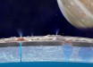 Artist’s concept of ocean on Jupiter’s moon Europa. Image credit: NASA / JPL-Caltech.