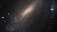 This Hubble image shows the barred spiral galaxy IC 5201, which lies in constellation of Grus, approximately 35.5 million light-years away. Image credit: NASA / ESA / Hubble.