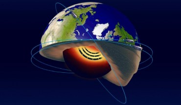 ESA’s Swarm satellites have led the discovery of a jet stream in the liquid iron part of Earth’s core about 1,870 miles beneath the surface. In addition, Swarm data show that this jet stream is speeding up. Image credit: ESA.