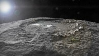 With a diameter of 57 miles (92 km), Occator crater is larger than Tycho crater on the Moon. Its steep walls stand tall at over 1.4 miles (2 km), higher than the North face of the Eiger in the Bernese Alps. The origin and nature of the bright spots in its interior is still not clear. Image credit: DLR.