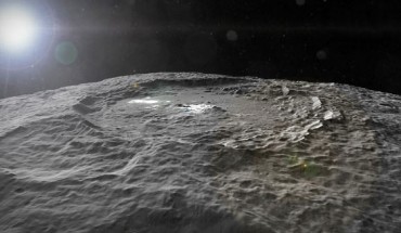 With a diameter of 57 miles (92 km), Occator crater is larger than Tycho crater on the Moon. Its steep walls stand tall at over 1.4 miles (2 km), higher than the North face of the Eiger in the Bernese Alps. The origin and nature of the bright spots in its interior is still not clear. Image credit: DLR.