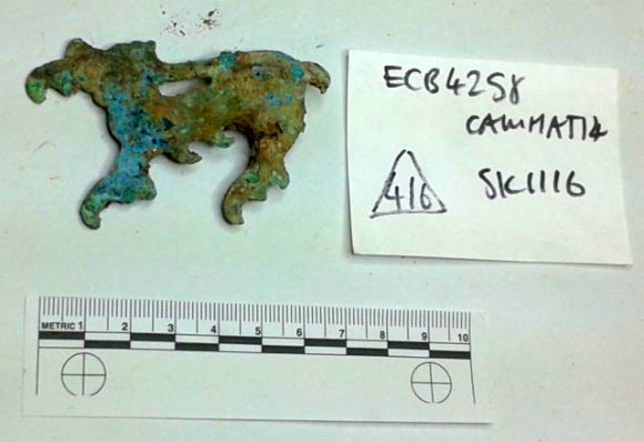 The re-purposed hippogriff. Image credit: Oxford Archaeology.