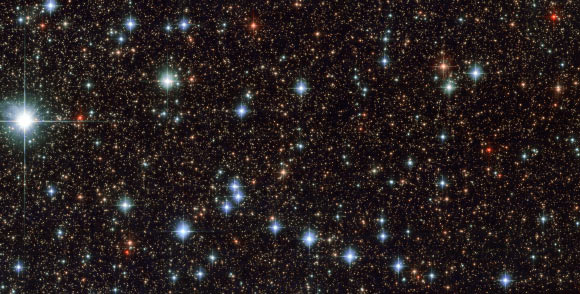 This Hubble image shows part of the sky in the constellation of Sagittarius. Image credit: NASA / ESA / Hubble.