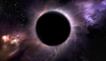 This artist’s conception shows an intermediate-mass black hole in the center of the globular star cluster 47 Tucanae. Image credit: B. Kiziltan / T. Karacan.