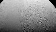 NASA’s Cassini spacecraft returned a breathtaking image of Saturn’s icy moon Enceladus. This view looks toward the anti-Saturn hemisphere of Enceladus. North on Enceladus is up and rotated 4 degrees to the right. Image credit: NASA / JPL-Caltech / Space Science Institute.